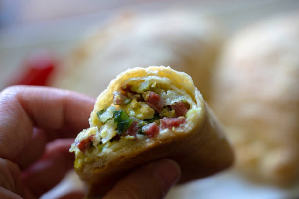 istock home baked savory empanada,stuffed with egg,cucumber and ham 1224503993