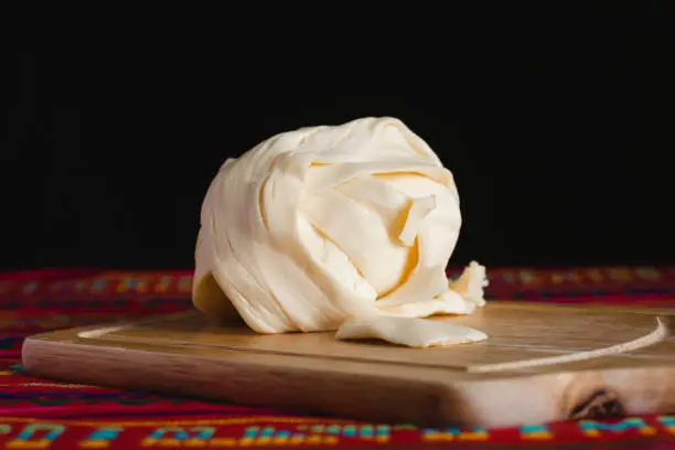 Oaxaca cheese, quesillo, queso food from Mexico