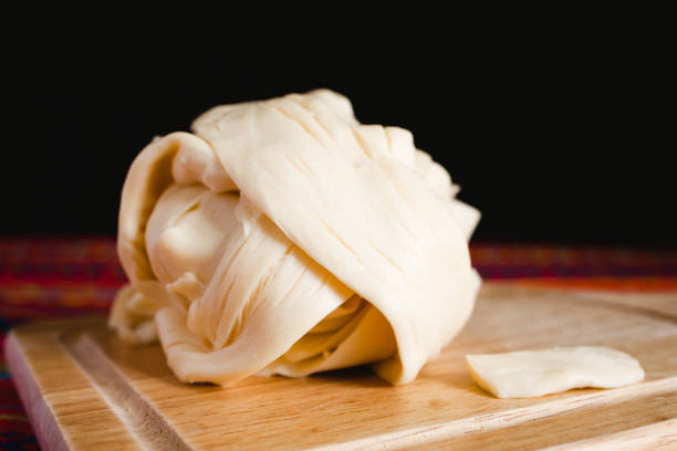 Oaxaca cheese, quesillo, queso food from Mexico