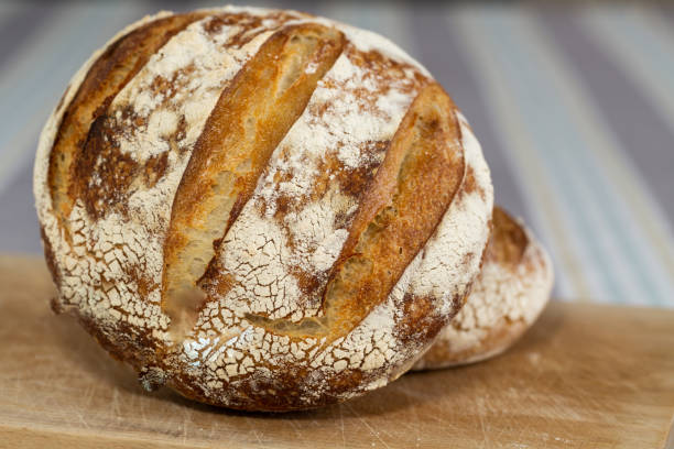 istock Freshly baked, homemade sourdough bread 1224511557