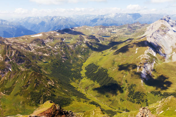 istock beautiful lakes in a mountain valley 1224515249
