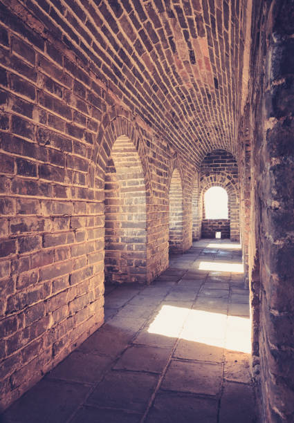 istock Great wall of china Architecture details Vault Brick wall Historical site 1224523184
