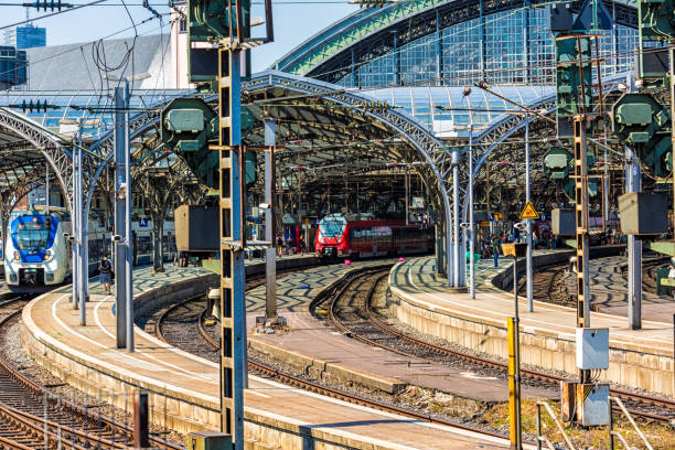 Railway station close to the Cologne Cathedral