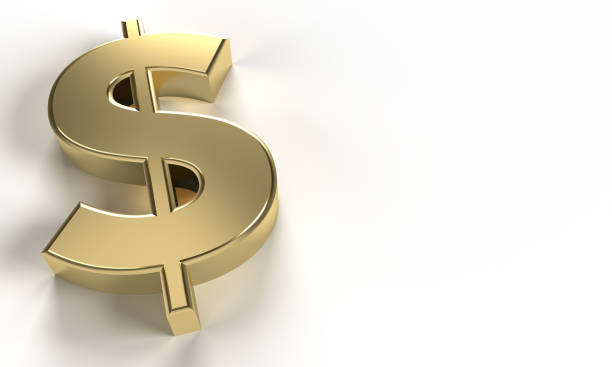 istock golden Dollar sign (clipping path) 1224538295