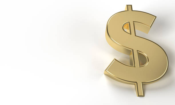 istock golden Dollar sign (clipping path) 1224538303