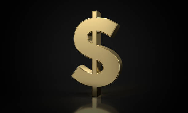 istock golden Dollar sign (clipping path) 1224538324