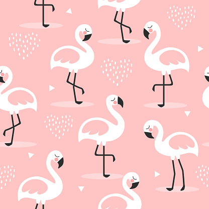 Flamingo Cute Seamless Pattern Stock Illustration - Download Image Now - Flamingo, Pattern, Nursery - Bedroom - iStock Flamingo Cute Seamless Pattern Stock Illustration - Download Image Now - Flamingo, Pattern, Nursery - Bedroom - iStock