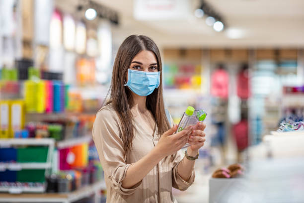 istock Shopping in supermarket 1224541411