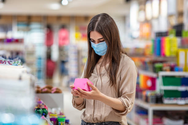 istock Shopping in supermarket 1224541618