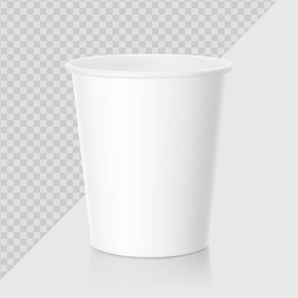 istock Realistic blank paper cup mockup. Coffee to go, take out mug. 1224543634