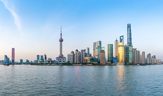 Shanghai Pudong Lujiazui Skyline