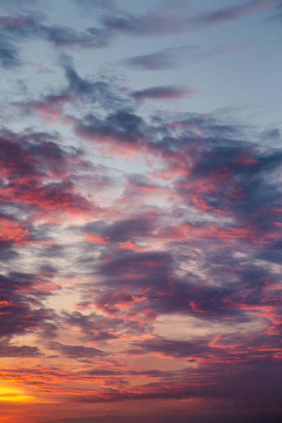 istock Vivid sky in twilight time, vertical photo 1224545532