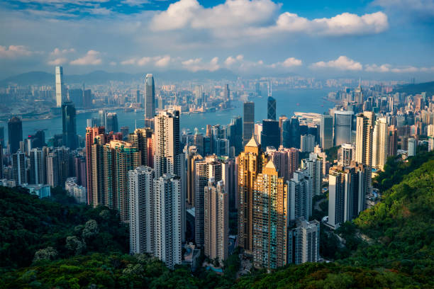 istock Hong Kong skyscrapers skyline cityscape view 1224547057