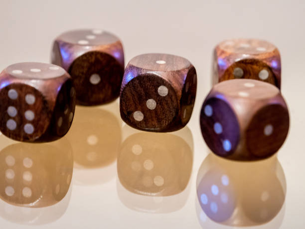 Dice game Dice game, there is a poker mode that is played with dice. ganar stock pictures, royalty-free photos & images