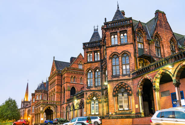 leeds general infirmary , un edificio storico in inghilterra - leeds england uk city famous place foto e immagini stock