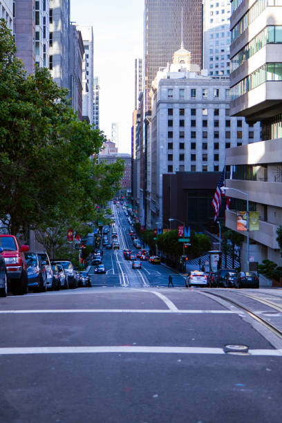 istock Long street hill view 1224550218