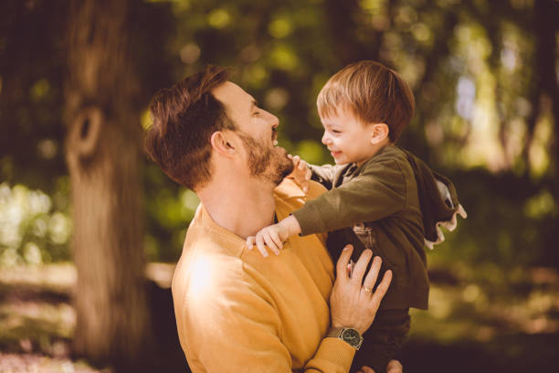 istock You're getting to be a big boy. 1224552804