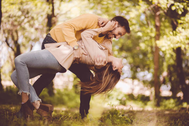 istock Your jokes crack me up babe. 1224553844