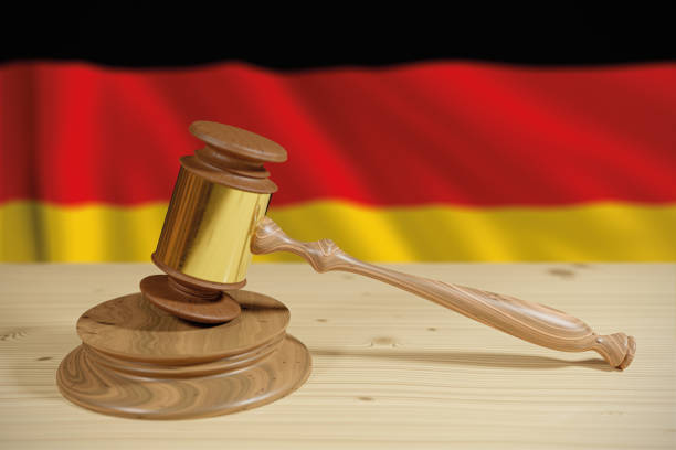 istock Legal concept in Germany with a judge's gavel 1224554785