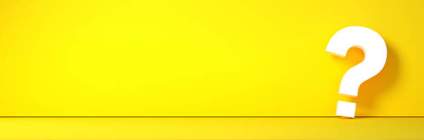 istock Question mark in front of a color wall background. Business support concept 1224554795