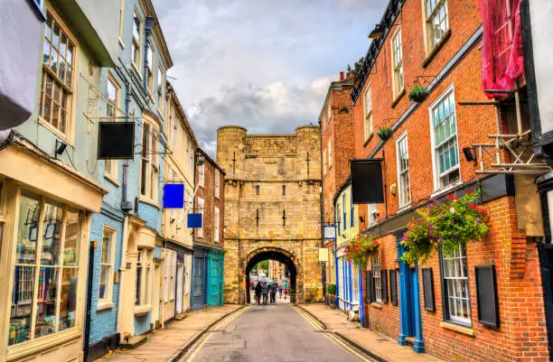Bootham Bar, a medieval gateway in York, England