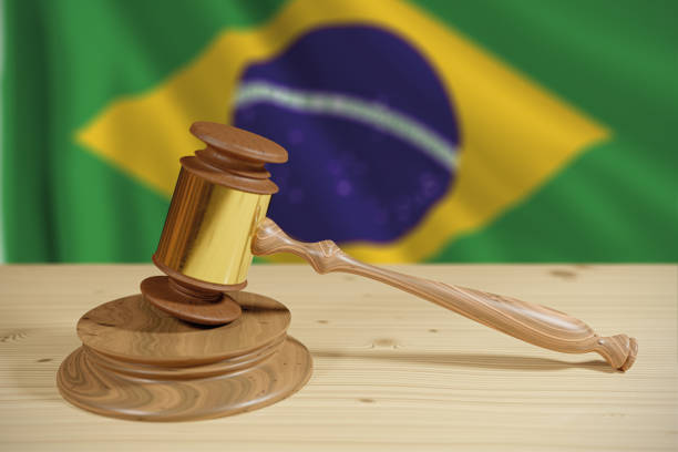 istock Legal issues in Brazil with a judge's gavel 1224555208