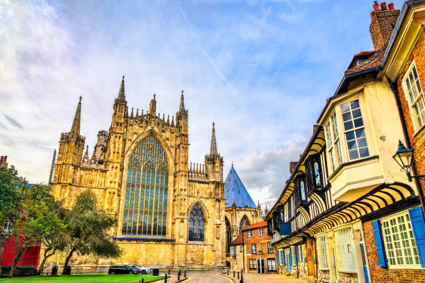 york minster in england - york england england minster middle ages imagens e fotografias de stock