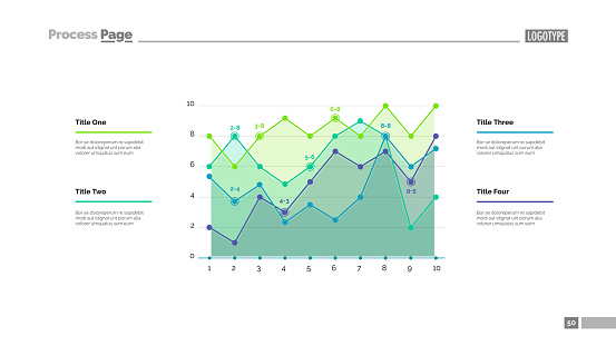 Presentable Line Graph Format Detailed Line Graph Slide Template Stock Illustration - Download Image ...