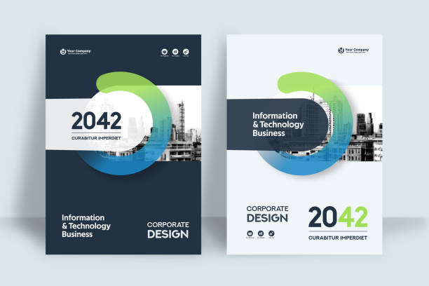 City Background Business Book Cover Design Template City Background Business Book Cover Design Template in A4. Can be adapt to Brochure, Annual Report, Magazine,Poster, Corporate Presentation, Portfolio, Flyer, Banner, Website. newsletter template stock illustrations