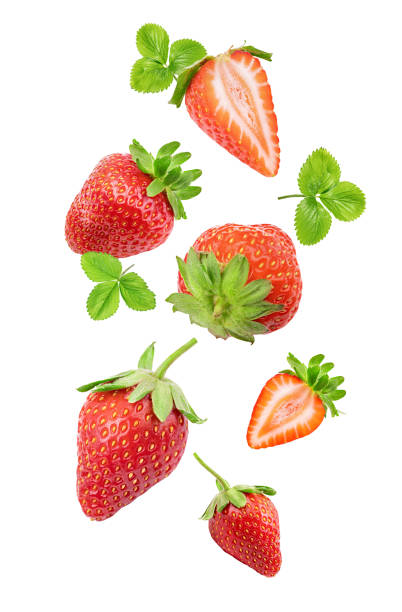 istock Strawberry isolated on white background 1224563806