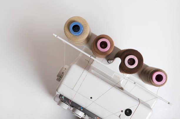 close-up sewing machine