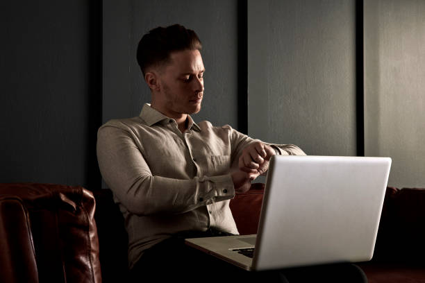 istock Young male working at home 1224570314