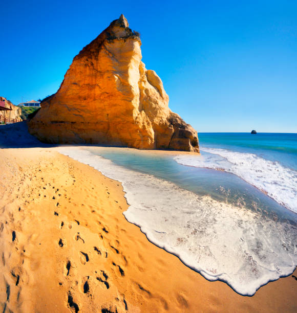 istock Beach in Portimao, Portugal. 1224581723