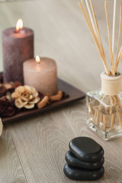 istock Be here in body and mind to enjoy a Lastone therapy 1224583220