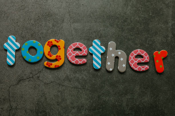 istock High Angle View Of Word Together 1224586167