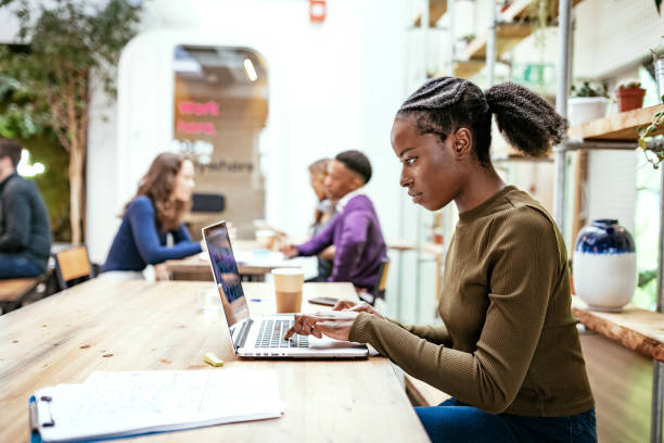 istock African businesswoman having video call 1224586873