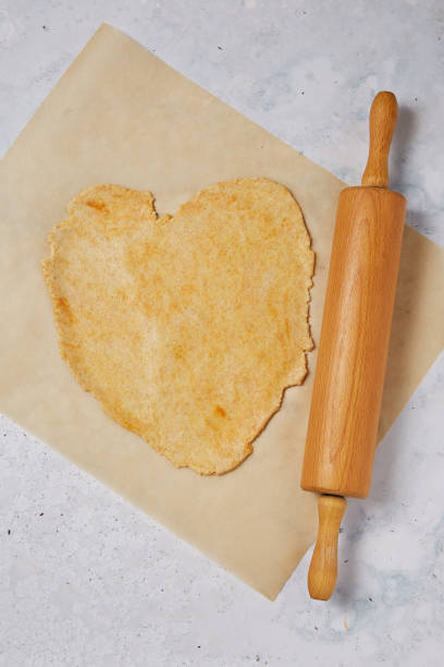 Sourdough Discard Crackers stock photo