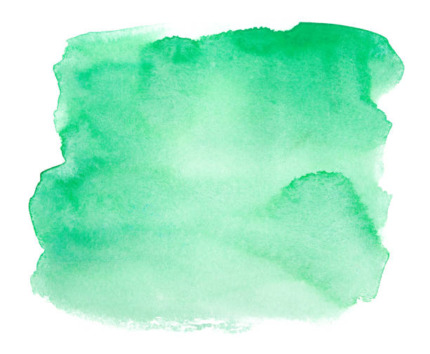 istock green watercolor stain 1224592764