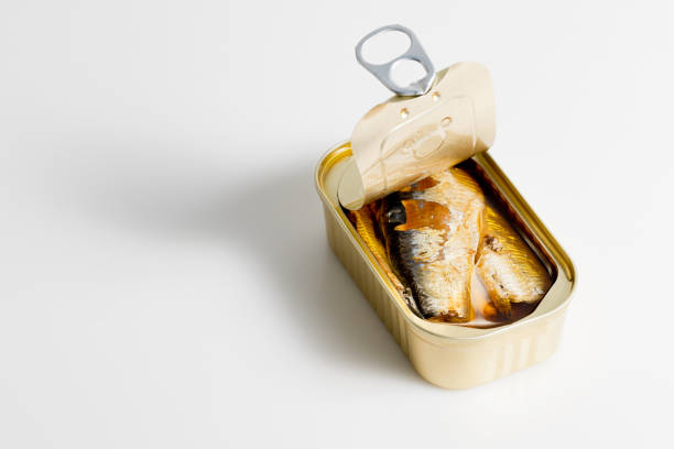 istock Open tin of Sardines 1224599227
