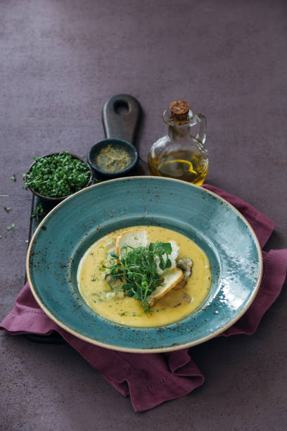 istock Yellow Split-Pea Soup with Smoky Duck 1224600264