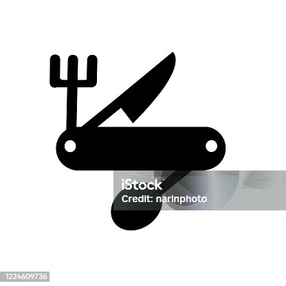 istock Illustration of Swiss knife 1224609736