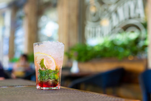 istock Refreshing mojito with crushed ice on a hot summer day. 1224614588