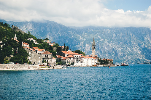 Old village of Perast in Montenegro south.
