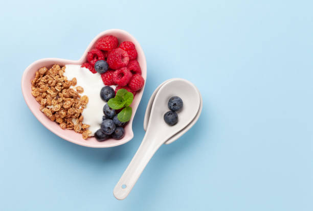 istock Healthy breakfast with granola, yogurt and berries 1224619367
