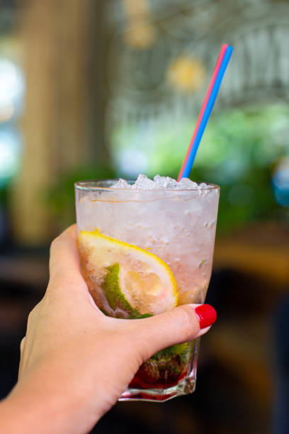 istock Refreshing mojito with crushed ice on a hot summer day. 1224621540