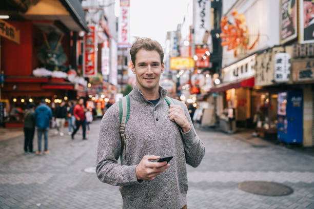 istock Tourist Discovering Osaka 1224623987