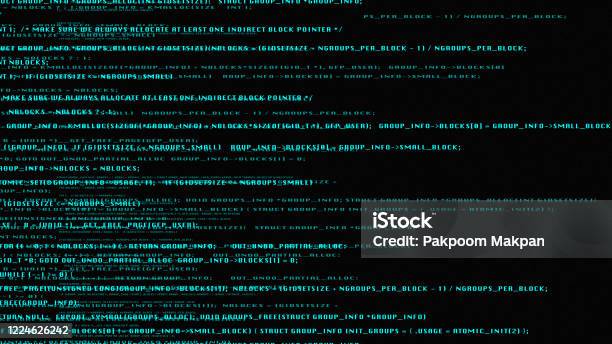 Hi Technology Hacker Simulation Digital Computer Script Software Code ...