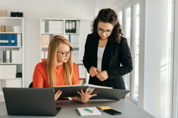 istock Confident smart young business team working 1224626454