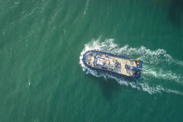 istock Boat Tugboat on the Atlantic Panama Canal 1224627124