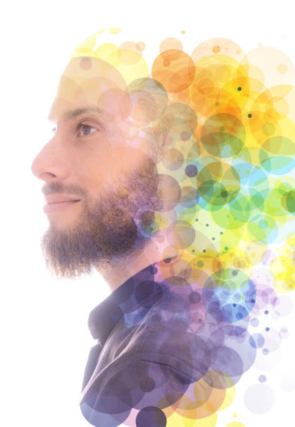 istock A portrait combined with a digital illustration. 1224627274